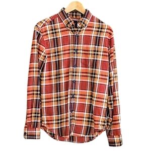 American Eagle Man's "Seriously Soft Classic Fit" Plaid Button Down Size X-Small